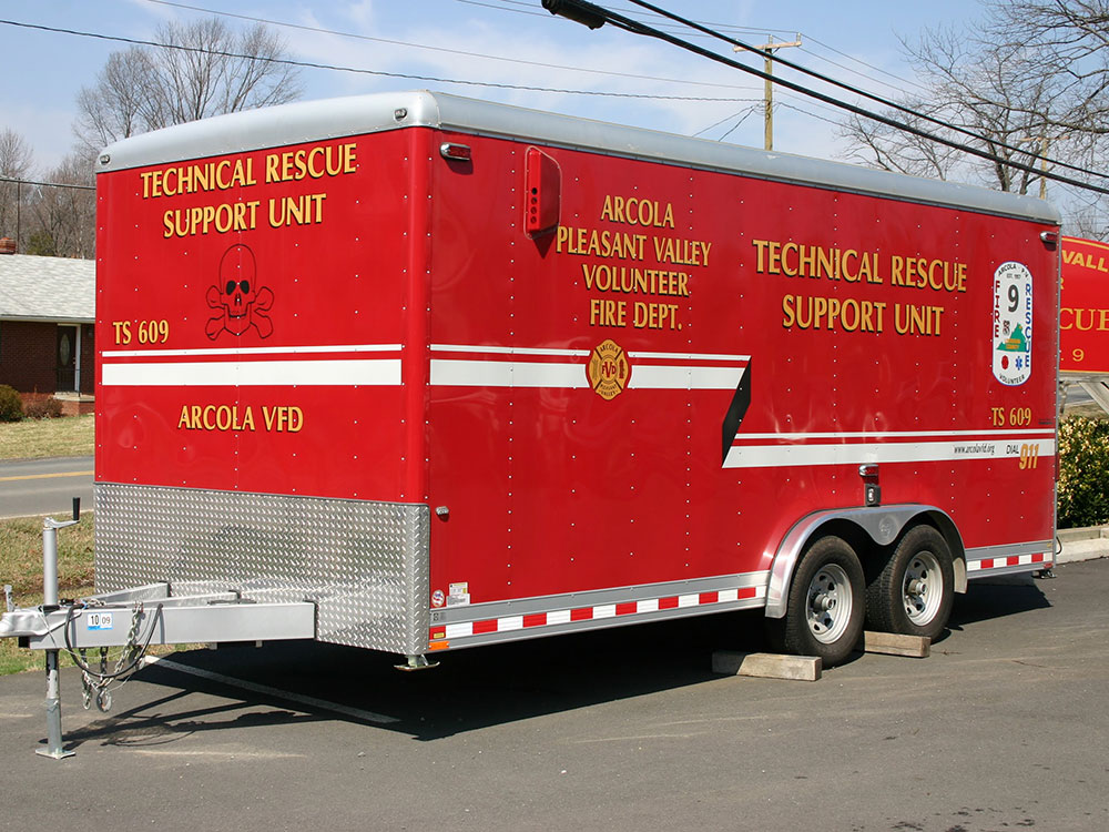 Tech Rescue Support Unit - Arcola Volunteer Fire Department